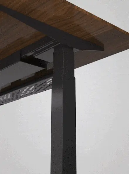 Circular Electric Lift Desk Stand